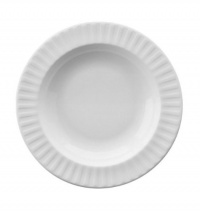 Wedgwood Night & Day Bone China Fluted Pasta Plate Wedgwood Night & Day Bone China Fluted Pasta Plate