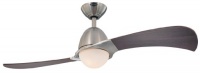 Westinghouse Lighting 7216100 Solana Two-Light 48-Inch Two-Blade Indoor Ceiling Fan, Brushed Nickel with Opal Frosted Glass Westinghouse Lighting 7216100 Solana Two-Light 48-Inch Two-Blade Indoor Ceiling Fan, Brushed Nickel with Opal Frosted Glass
