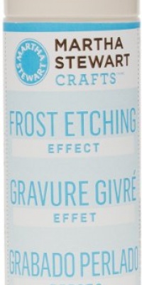 Martha Stewart 32202 6-Ounce Frost Etching Effect Martha Stewart 32202 6-Ounce Frost Etching Effect