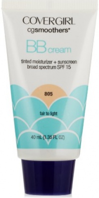 CoverGirl Smoothers SPF 15 Tinted Moisturizer, Fair To Light 805, 1.35 Ounce CoverGirl Smoothers SPF 15 Tinted Moisturizer, Fair To Light 805, 1.35 Ounce