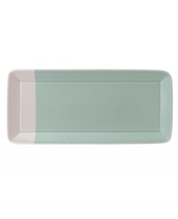 Perfect for every day, the 1815 tray from Royal Doulton features sturdy white porcelain streaked with pale green for serene, understated style. Perfect for every day, the 1815 tray from Royal Doulton features sturdy white porcelain streaked with pale green for serene, understated style.