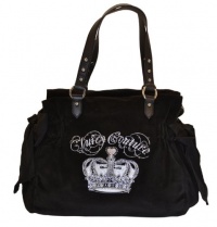 Juicy Couture Pave Sequin Crown Daydreamer Tote Black Juicy Couture Pave Sequin Crown Daydreamer Tote Black