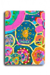 Peace 12x16 Artistic Planked Wood Sign by Lisa Weedn Peace 12x16 Artistic Planked Wood Sign by Lisa Weedn
