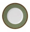 Wedgwood India Green Accent Salad Plate