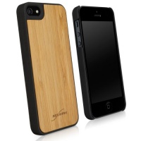 BoxWave True Bamboo Minimus Apple iPhone 5 Case, Genuine Bamboo Wood Backing Shell Case Cover with Durable Plastic Edges with Smooth Matte Finish (Jet Black) BoxWave True Bamboo Minimus Apple iPhone 5 Case, Genuine Bamboo Wood Backing Shell Case Cover with Durable Plastic Edges with Smooth Matte Finish (Jet Black)