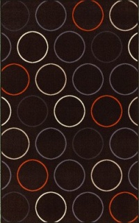 4-Ever Young Circle Chocolate Kids Rug Size: 4'5 x 6'9 4-Ever Young Circle Chocolate Kids Rug Size: 4'5 x 6'9