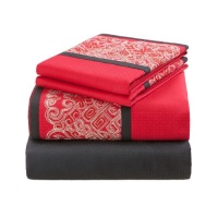 Natori Geisha 300TC Flat Sheet - Chilly Pepper - Queen Natori Geisha 300TC Flat Sheet - Chilly Pepper - Queen