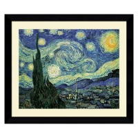 The Starry Night Framed Wall Art by Vincent van Gogh The Starry Night Framed Wall Art by Vincent van Gogh