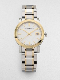 Burberry Silver Dial Two-tone Ladies Watch BU9115 Burberry Silver Dial Two-tone Ladies Watch BU9115