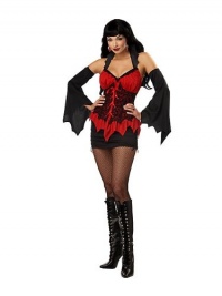 California Costumes Women's Glamour Vamp Costume,Red/Black,Large California Costumes Women's Glamour Vamp Costume,Red/Black,Large