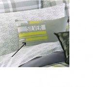 Quiksilver Disruptor 12 x 16 Gray Decorative Toss Pillow Quiksilver Disruptor 12 x 16 Gray Decorative Toss Pillow