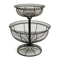 Mesa Home Products French Loop 2-Tier Basket Mesa Home Products French Loop 2-Tier Basket