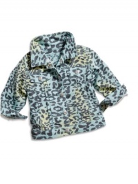 GUESS Kids Girls baby girl leopard-print jean jacket (12-24m), PRINT (24M) GUESS Kids Girls baby girl leopard-print jean jacket (12-24m), PRINT (24M)