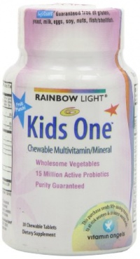 Rainbow Light Kids' One Multistars, 30 Chewable Tablets Rainbow Light Kids' One Multistars, 30 Chewable Tablets