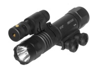 UTG 2-in-1 Tactical LED Flashlight with Red Laser UTG 2-in-1 Tactical LED Flashlight with Red Laser