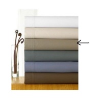 Calvin Klein Double Stitch Sateen Queen Sheet Set,