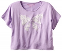 Design History Girls 7-16 Bow Top Crop, Lavender, Small Design History Girls 7-16 Bow Top Crop, Lavender, Small