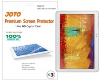 JOTO Premium Screen Protector Film HD Ultra Clear (Invisible) for the Samsung Galaxy Note 10.1 2014 Edition Tablet SM-P600 / SM-P601 with Lifetime Replacement Warranty (3 Pack) JOTO Premium Screen Protector Film HD Ultra Clear (Invisible) for the Samsung Galaxy Note 10.1 2014 Edition Tablet SM-P600 / SM-P601 with Lifetime Replacement Warranty (3 Pack)
