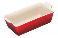 Le Creuset Heritage Stoneware 1 1/2qt Loaf Pan, Cherry Le Creuset Heritage Stoneware 1 1/2qt Loaf Pan, Cherry