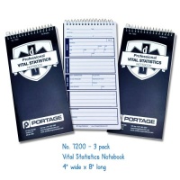 EMT / First Responders Vital Statistics Notebook (3 Pack) EMT / First Responders Vital Statistics Notebook (3 Pack)