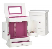 Reed & Barton Bella Jewelry Box - 9.625W x 12.5H in. Reed & Barton Bella Jewelry Box - 9.625W x 12.5H in.