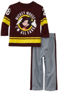 Disney Boys 2-7 Toddler Two-Piece Mickey Mouse Im All Ears Pant Set Disney Boys 2-7 Toddler Two-Piece Mickey Mouse Im All Ears Pant Set