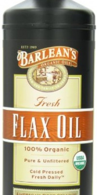 Barlean's Organic Oils Fresh Flax Oil, 32-Ounce Bottle Barlean's Organic Oils Fresh Flax Oil, 32-Ounce Bottle