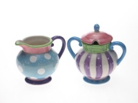 Certified International Cupcake Sugar and Creamer Set Certified International Cupcake Sugar and Creamer Set