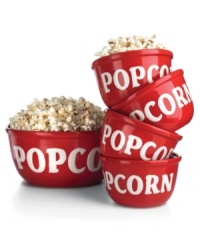 Movie night will never be the same! Bright red novelty popcorn bowls ensures everyone gets his or her very own serving of the deliciously salty snack. From Tabletops Unlimited's collection of serveware and serving dishes. Movie night will never be the same! Bright red novelty popcorn bowls ensures everyone gets his or her very own serving of the deliciously salty snack. From Tabletops Unlimited's collection of serveware and serving dishes.