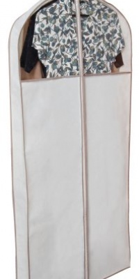 DAZZ Gusseted Dress Garment Bag, Beige DAZZ Gusseted Dress Garment Bag, Beige