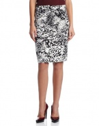 Calvin Klein Women's Printed Pencil Skirt