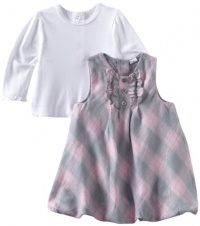 Little Me Baby-Girls Infant Cozy Plaid Jumper Set Little Me Baby-Girls Infant Cozy Plaid Jumper Set