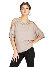 GUESS by Marciano Women's Monica Top, PALM BARK (XS) GUESS by Marciano Women's Monica Top, PALM BARK (XS)