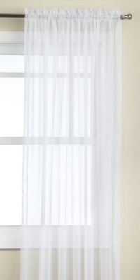 Stylemaster Elegance Sheer 1000 Twist 60-Inch by 95-Inch Voile Panel, White Stylemaster Elegance Sheer 1000 Twist 60-Inch by 95-Inch Voile Panel, White