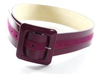 Style&Co. Wide Patent Mix Media Belt Berry Size Medium Style&Co. Wide Patent Mix Media Belt Berry Size Medium
