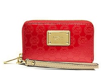 MICHAEL Michael Kors Jet Set Monogram Patent Wristlet MICHAEL Michael Kors Jet Set Monogram Patent Wristlet