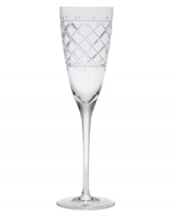An intricate bias check pattern on crystal adds sparkling sophistication to an elegant evening. (Clearance) An intricate bias check pattern on crystal adds sparkling sophistication to an elegant evening. (Clearance)
