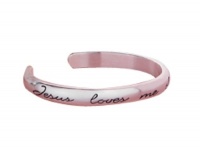 Mud Pie Stamped Jesus Loves Me Cuff Bracelet, Silver Mud Pie Stamped Jesus Loves Me Cuff Bracelet, Silver
