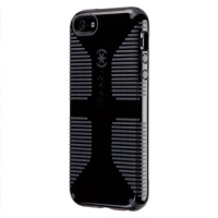 Speck Products SPK-A0483 CandyShell Grip Case for iPhone 5 - Retail Packaging - Black/Slate Grey