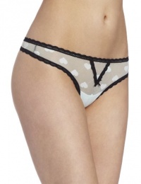 Betsey Johnson Women's Heartbeat Lace Thong Betsey Johnson Women's Heartbeat Lace Thong