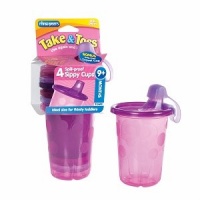 The First YearsSpill-Proof Sippy Cup, Pink Take and Toss, 10 Ounce, 4-Count The First YearsSpill-Proof Sippy Cup, Pink Take and Toss, 10 Ounce, 4-Count