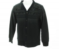 DKNY Shatter Cardigan (Big Kids) Caviar DKNY Shatter Cardigan (Big Kids) Caviar