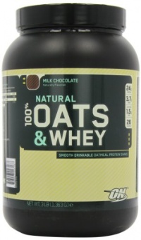 Optimum Nutrition 100% Natural Oats and Whey Milk Chocolate, 3 Pound Optimum Nutrition 100% Natural Oats and Whey Milk Chocolate, 3 Pound