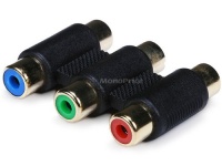 Monoprice 3-RCA RGB Component Video Female/Female Coupler Monoprice 3-RCA RGB Component Video Female/Female Coupler