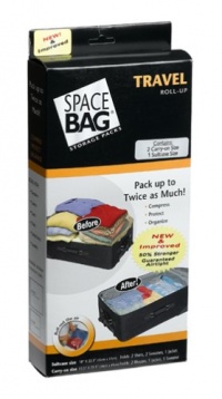 Space Bag BRS-9112ZG Travel Roll-Up Bags, 2 Carry-On and 1 Suitcase Size Bags Space Bag BRS-9112ZG Travel Roll-Up Bags, 2 Carry-On and 1 Suitcase Size Bags