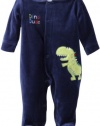 Carter's Watch the Wear Baby-Boys Newborn Dino Coverall, Navy, 0-3 Months