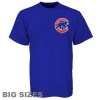 MLB Chicago Cubs Royal Blue Big Sizes Wordmark T-shirt