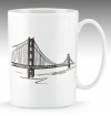 Lenox Tin Can Alley San Francisco Accent Mug, 12-Ounce