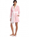 Dearfoams Women's  Terry Wrap Solid Robe