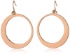 Kenneth Cole New York Springtime Rose Sculptural Circle Drop Earrings